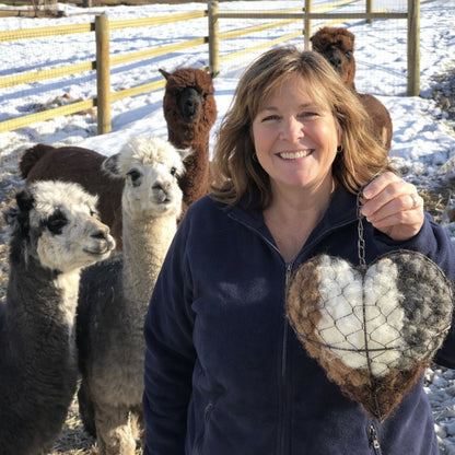 🔥LAST DAY 50% OFF - 🕊️🏡Handmade Natural Alpaca Fiber Bird Nesting Heart❤️A Cozy Gift for Birds