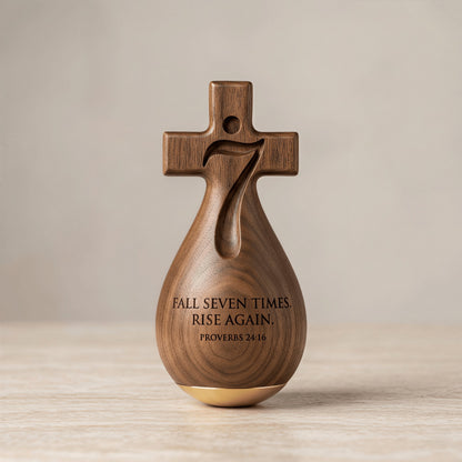 ✨Proverbs 24:16 – Faithful Roly-Poly Ornament