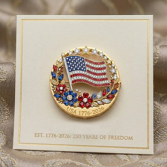 🔥Last Day 49% OFF- US 250th Anniversary Enamel Brooch Pin