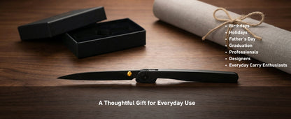 🔥Last Day Sale 50% OFF🎉Lanky Liner Lock Front Flipper Knife Black Aluminum Handle