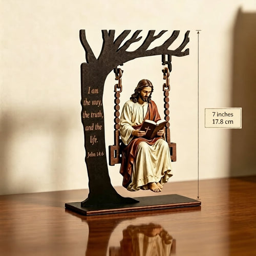 🔥Last Day 50% OFF - ✝️📚Christian Jesus Swing Ornament