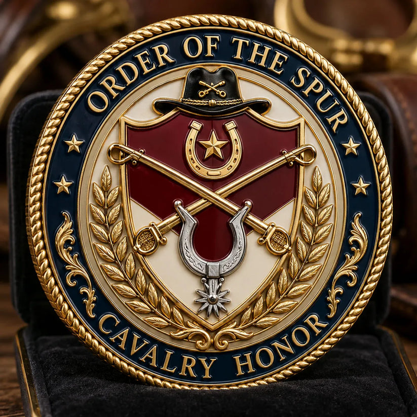 🐴 Spur Ride Commemorative Metal Medal⚔️