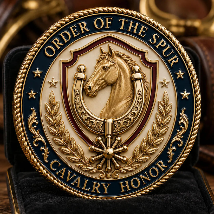 🐴 Spur Ride Commemorative Metal Medal⚔️