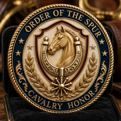 🐴 Spur Ride Commemorative Metal Medal⚔️