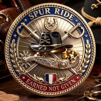 🐴 Spur Ride Commemorative Metal Medal⚔️