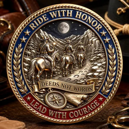 🐴 Spur Ride Commemorative Metal Medal⚔️
