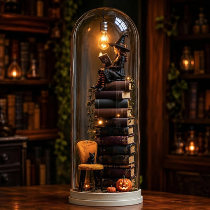 🎅 2026 Christmas Gift 50% Off--⏳Halloween Glass Dome Miniature Scene Ambient Lamp