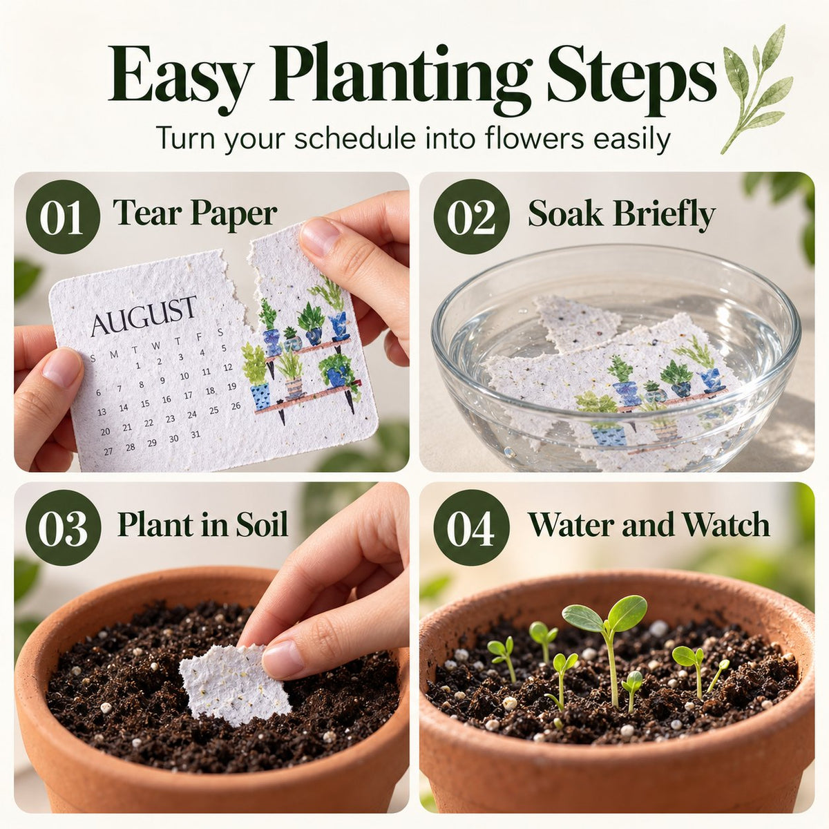 ✨⏳ Last Day 50% OFF —🌱Eco-Friendly Plantable “Timeless” Seed Calendar 2027
