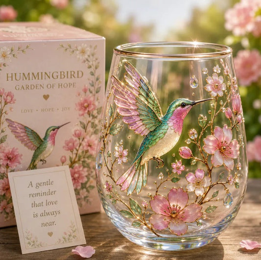 🌸🌿 Limited Edition 2026 Garden Morning Bliss Glass Tea Cup☀️☕