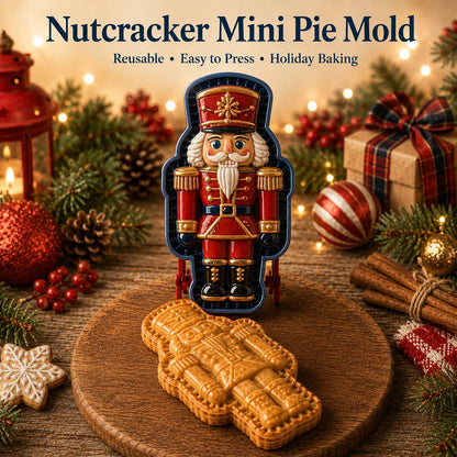 ⏳ Last Day50% OFF – 🎄 9-Design Christmas Mini Pie Mold Collection | Reusable Embossed Molds for Shaping Detailed Santa, Snowman, Reindeer, Tree & Holiday Pies 🥧✨