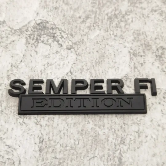 SEMPER FI EDITION Car Emblem Metal Badge, 🔥Buy 2 FREE SHIPPING