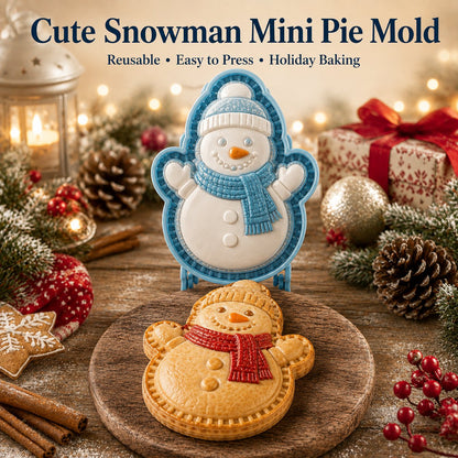 ⏳ Last Day50% OFF – 🎄 9-Design Christmas Mini Pie Mold Collection | Reusable Embossed Molds for Shaping Detailed Santa, Snowman, Reindeer, Tree & Holiday Pies 🥧✨