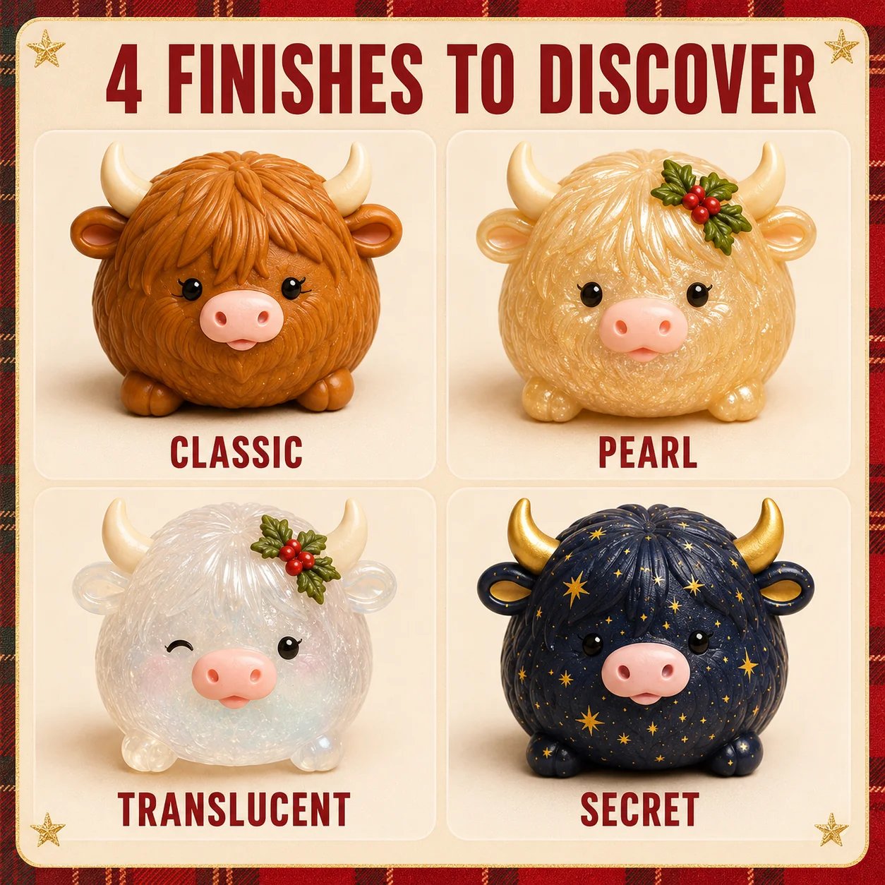 ⏳ Last Day 50% OFF – Highland Cow Harvest Herd Squishy Set (📦Buy 2 Free Shipping)