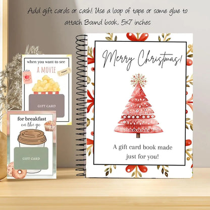 Christmas Gift Card Book