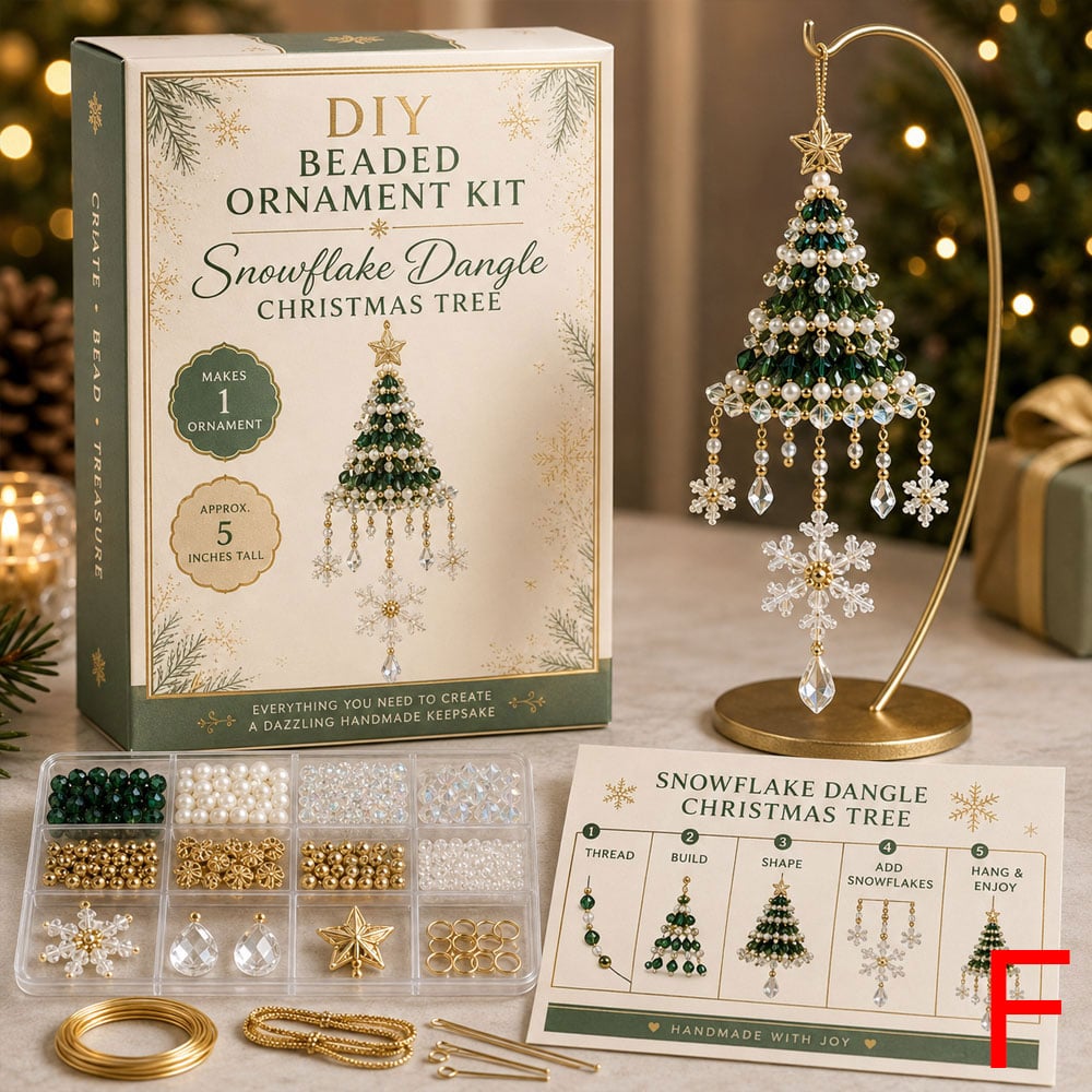 🎅 2026 Christmas Gift 50% Off--DIY Christmas Tree Beaded Ornament Kit