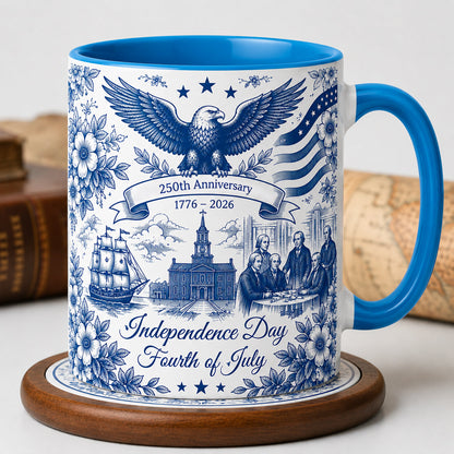 ☕Patriotic Semiquincentennial 1776-2026 Mug - 250 Years Anniversary Accent Mug