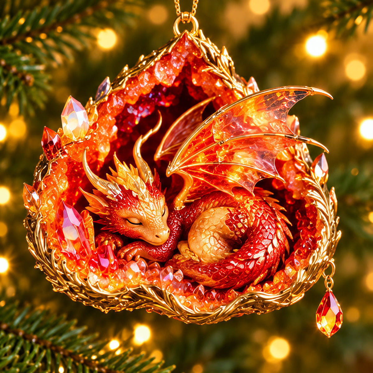 🐉Crystal Dragon Ornament🐉