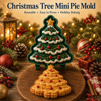 ⏳ Last Day50% OFF – 🎄 9-Design Christmas Mini Pie Mold Collection | Reusable Embossed Molds for Shaping Detailed Santa, Snowman, Reindeer, Tree & Holiday Pies 🥧✨