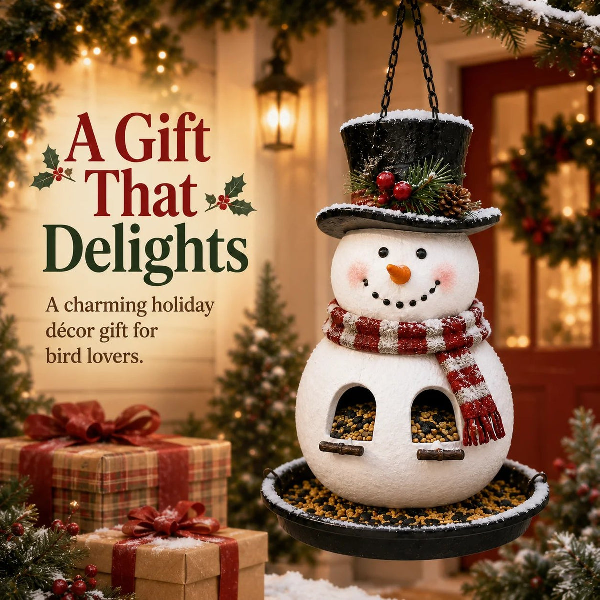 ✨🎄 Christmas Bird Feeder CollectionTM – Festive Hanging Garden Feeders for Wild Birds