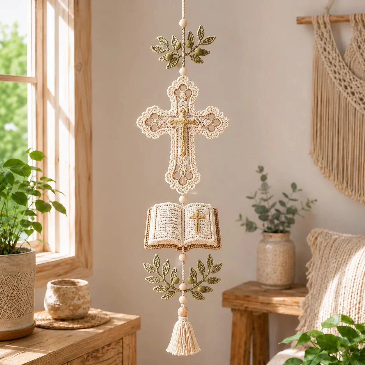 🎉✝️Blessed Faith Hanging Cascade