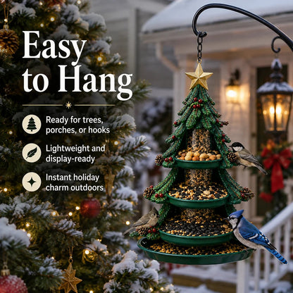 ✨🎄 Christmas Bird Feeder CollectionTM – Festive Hanging Garden Feeders for Wild Birds