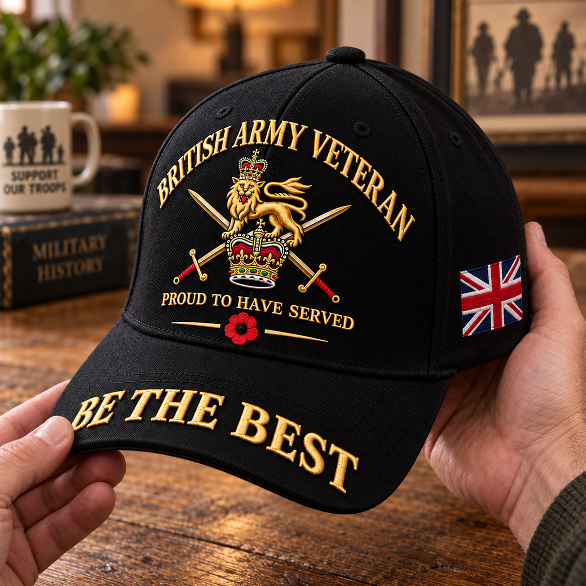 🇬🇧🎖️ British Army Veteran “Proud To Have Served” Tribute Cap