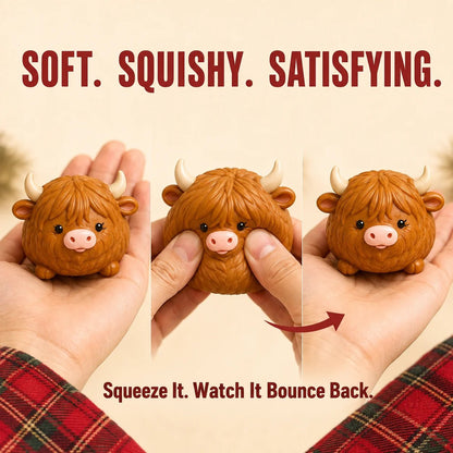 ⏳ Last Day 50% OFF – Highland Cow Harvest Herd Squishy Set (📦Buy 2 Free Shipping)