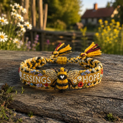 🌼Blessings & Hope 🐝2026 Limited Edition Handmade Honey Bee Woven Bracelet