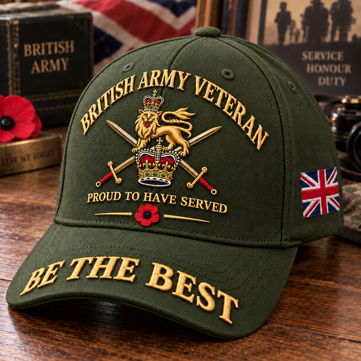 🇬🇧🎖️ British Army Veteran “Proud To Have Served” Tribute Cap