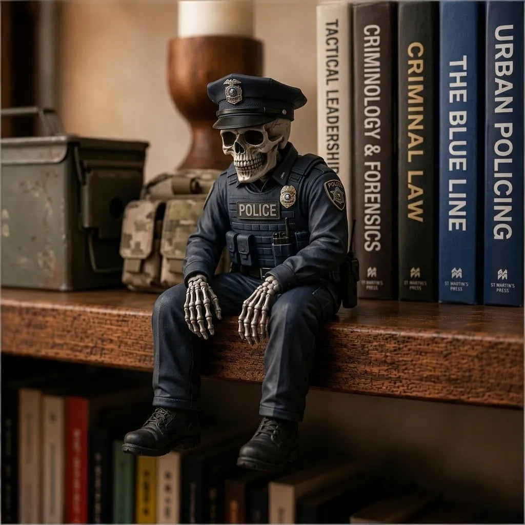 💀Firefighter Skeleton Shelf Sitter