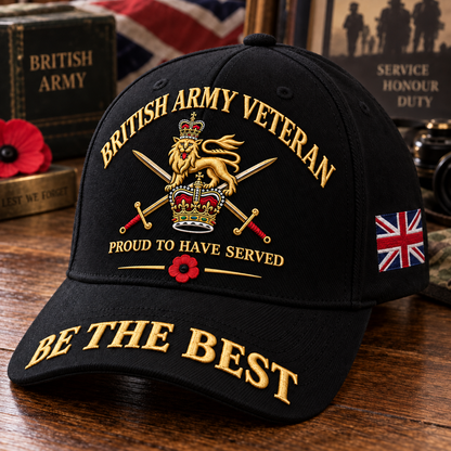 🇬🇧🎖️ British Army Veteran “Proud To Have Served” Tribute Cap