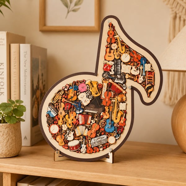 🔥Last Day 50% OFF - 🎶Musical Note Instrument Jigsaw Puzzle Ornament(✨Buy 2 Free Shipping)
