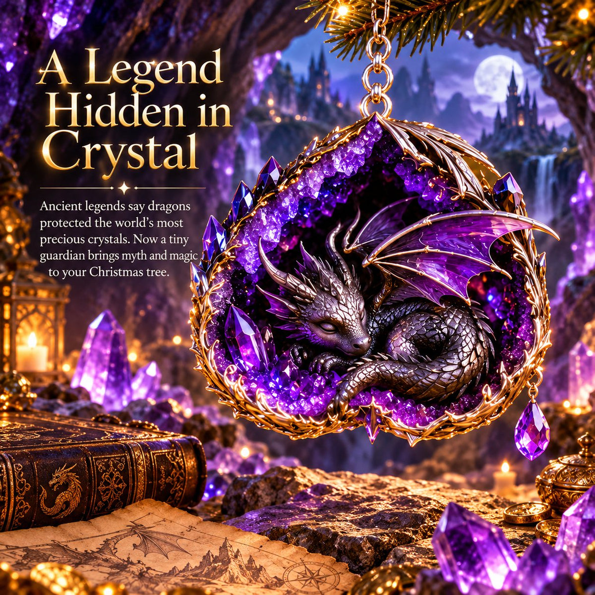 🐉Crystal Dragon Ornament🐉