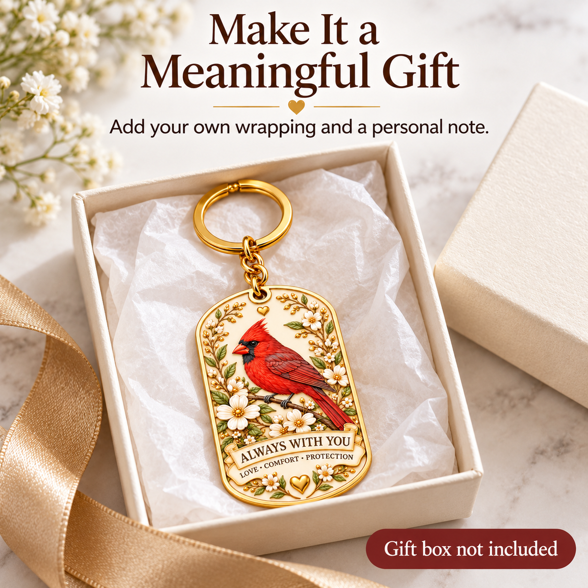 🕊️ "Feathered Messengers" Enamel Bird Keepsake Keychain | A Pocket-Sized Hug