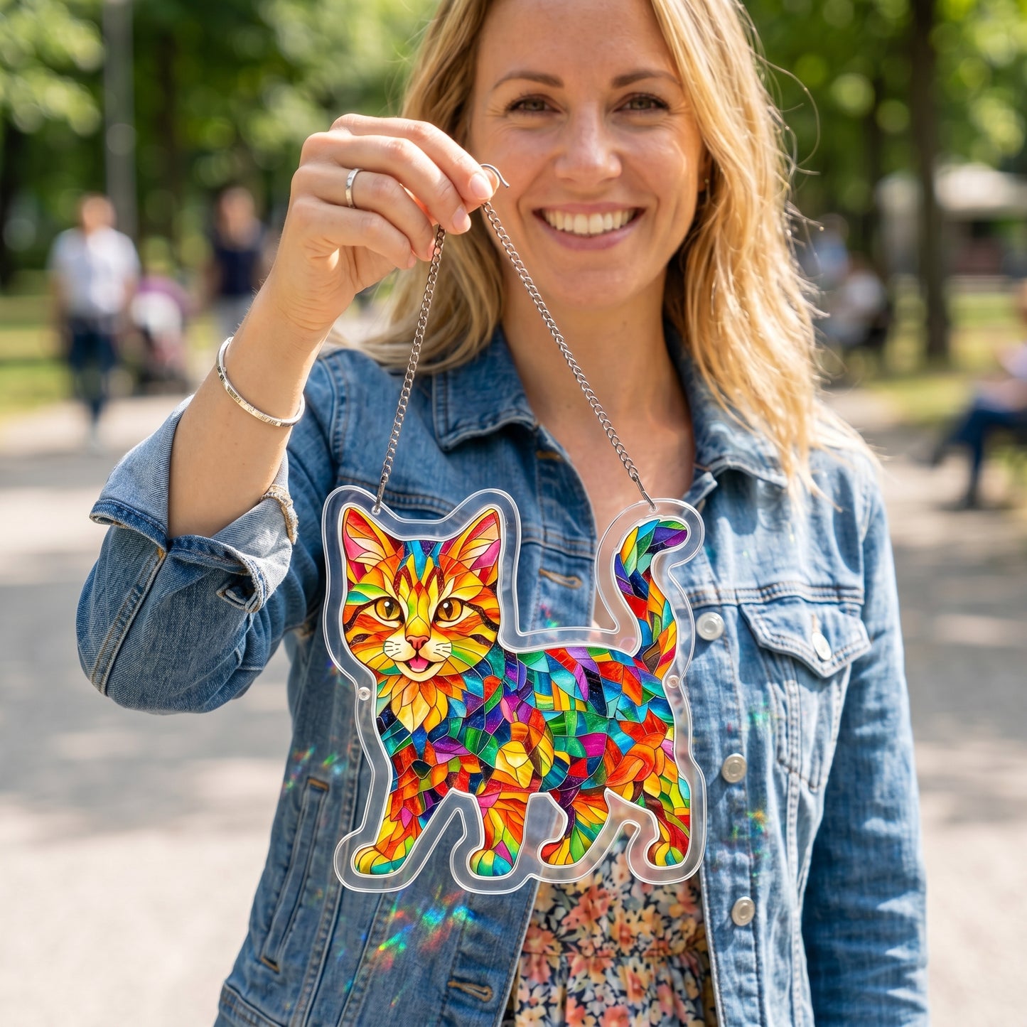 DIY Acrylic Cat Puzzle Suncatcher – Colorful Window Hanging Decor For Cat Lovers